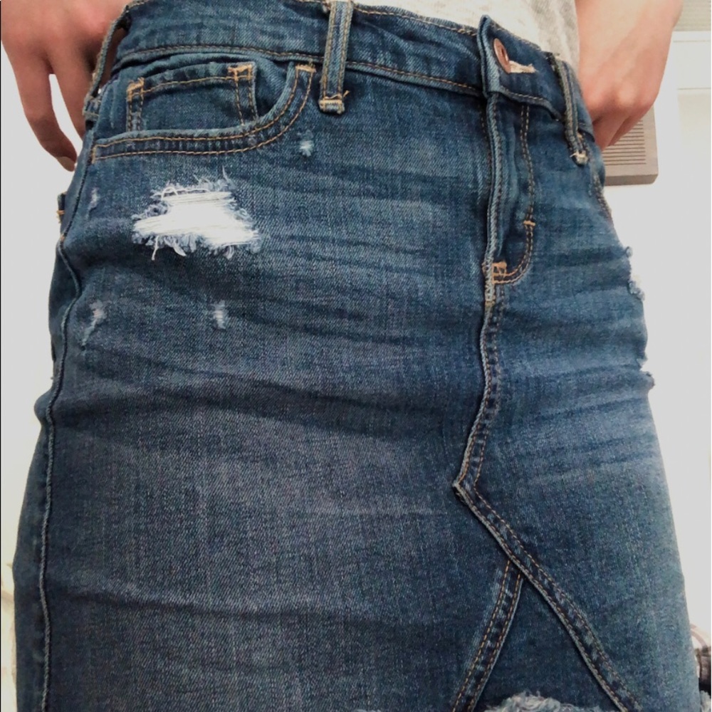 Abercrombie kids 11/12 jean skirt